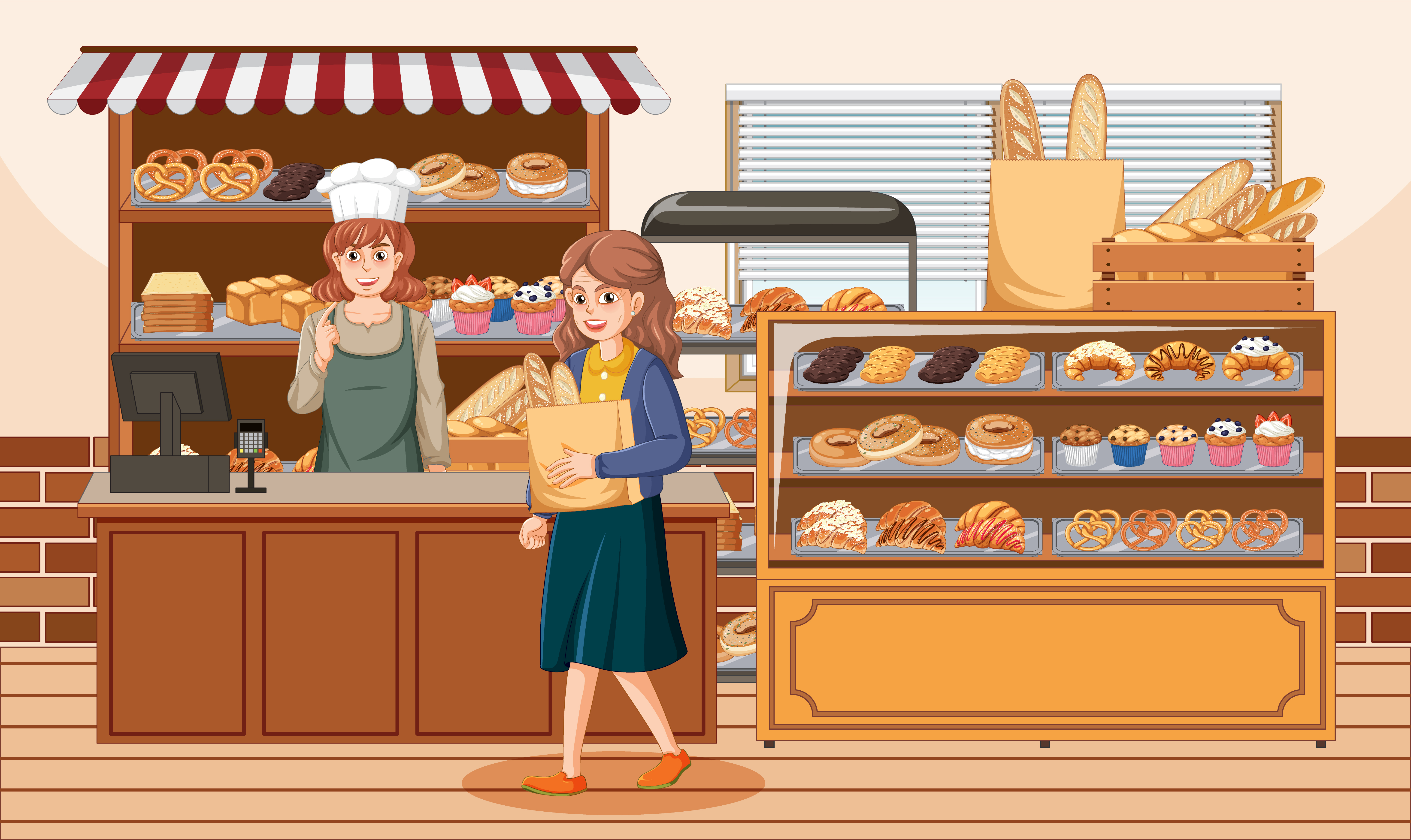 Freshly Baked Goods Showcase